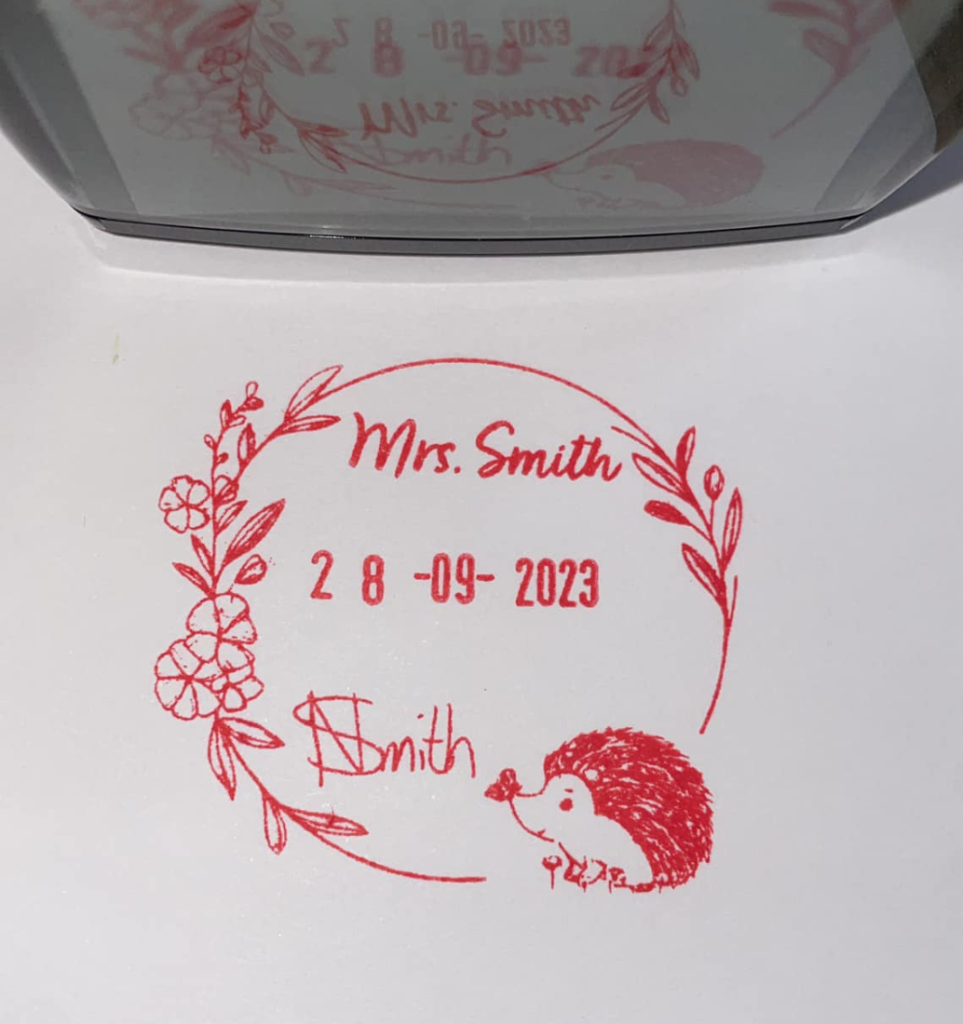 42mmx42mm adjustable date stamp | Juffrou 911 Stamps