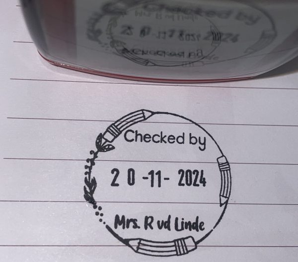 Pencil 32mmx32mm adjustable date stamp - Image 2